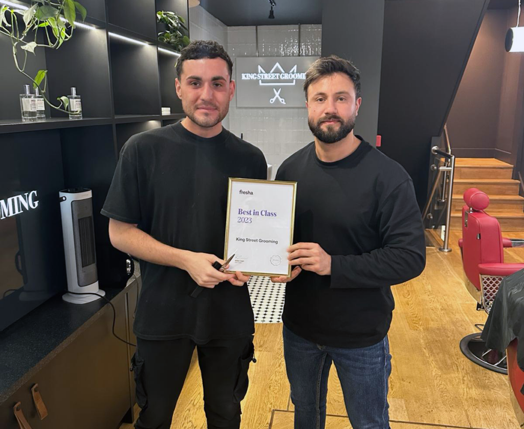 KSG Barbers Presented with their Award